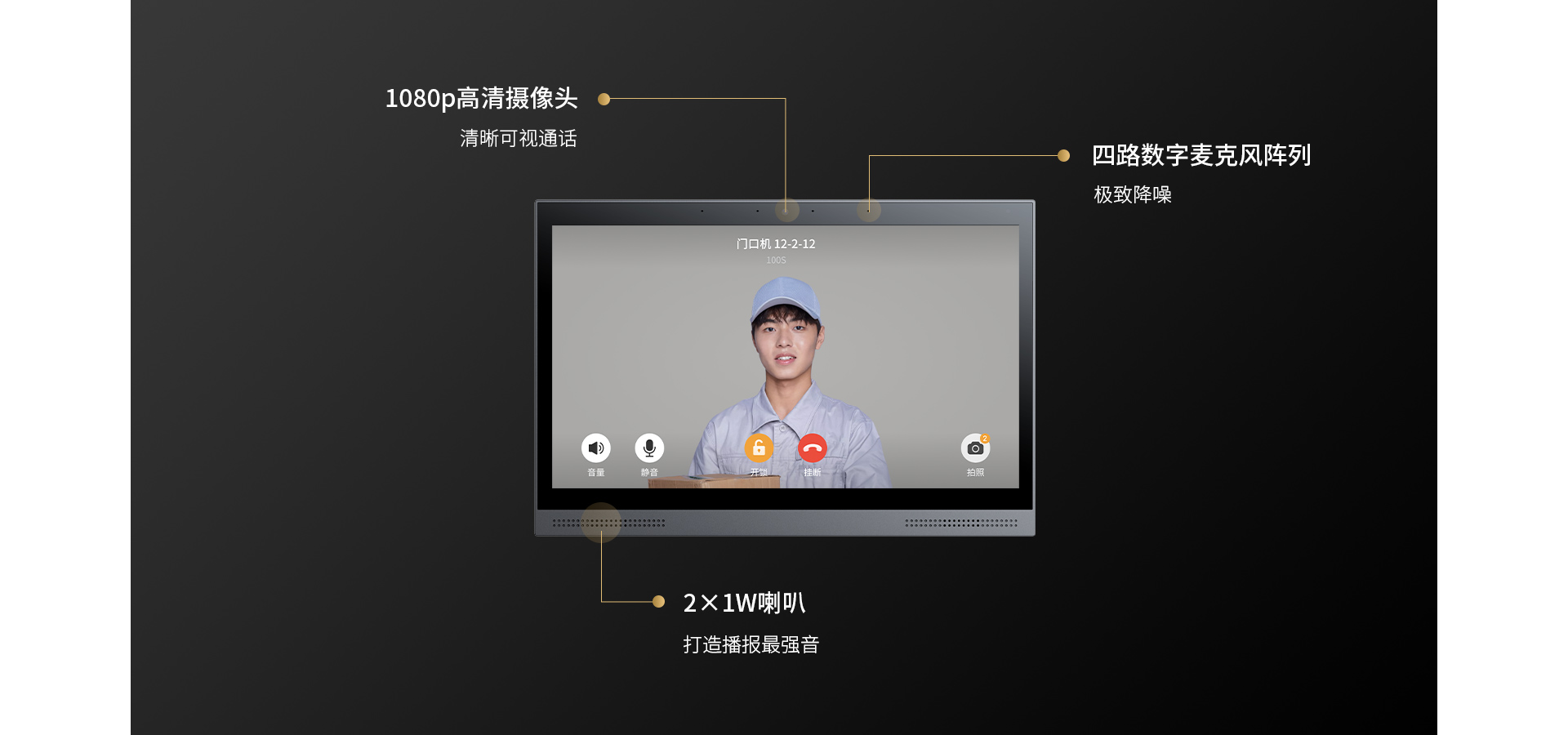 SIP全高清可視對(duì)講，標(biāo)準(zhǔn)互通