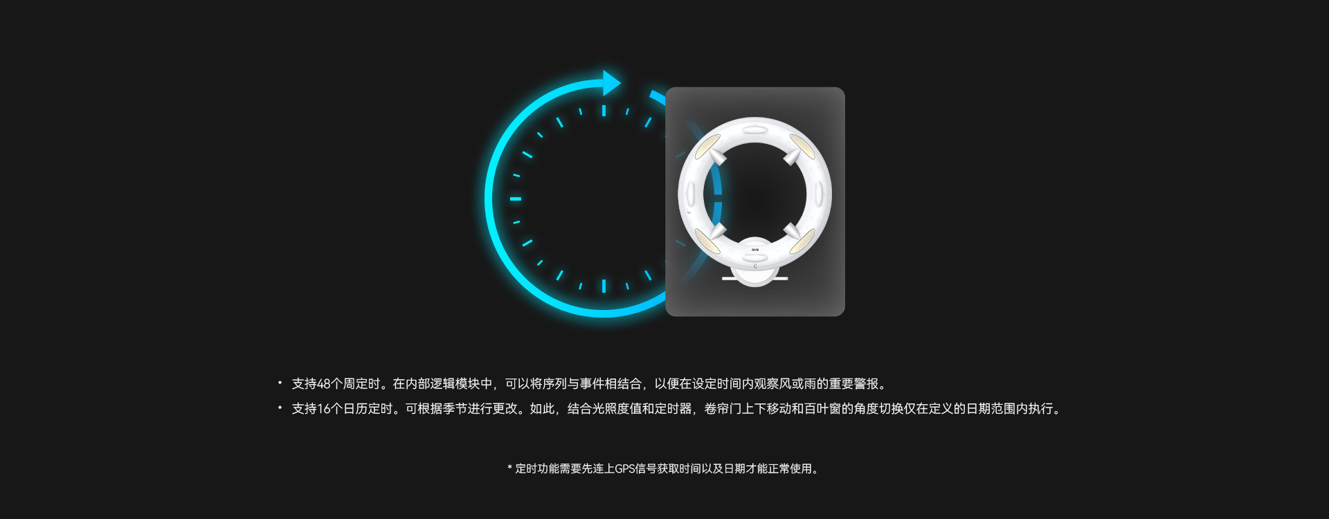 支持定時(shí)功能，在設(shè)定時(shí)間內(nèi)自動(dòng)執(zhí)行